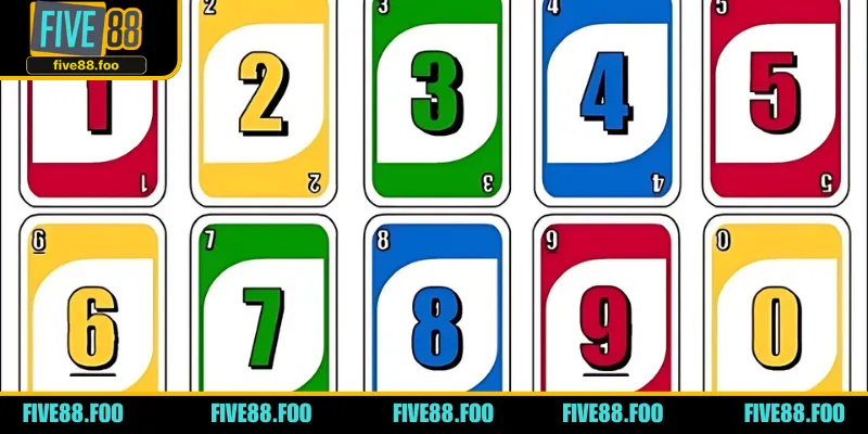 Lá số sử dụng hết toàn bộ trong game bài UNO
