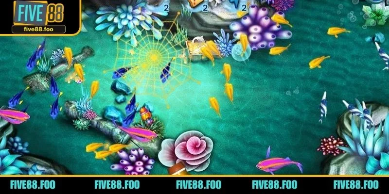 Người chơi sử dụng chiến thuật để hạ gục cá nhanh chóng